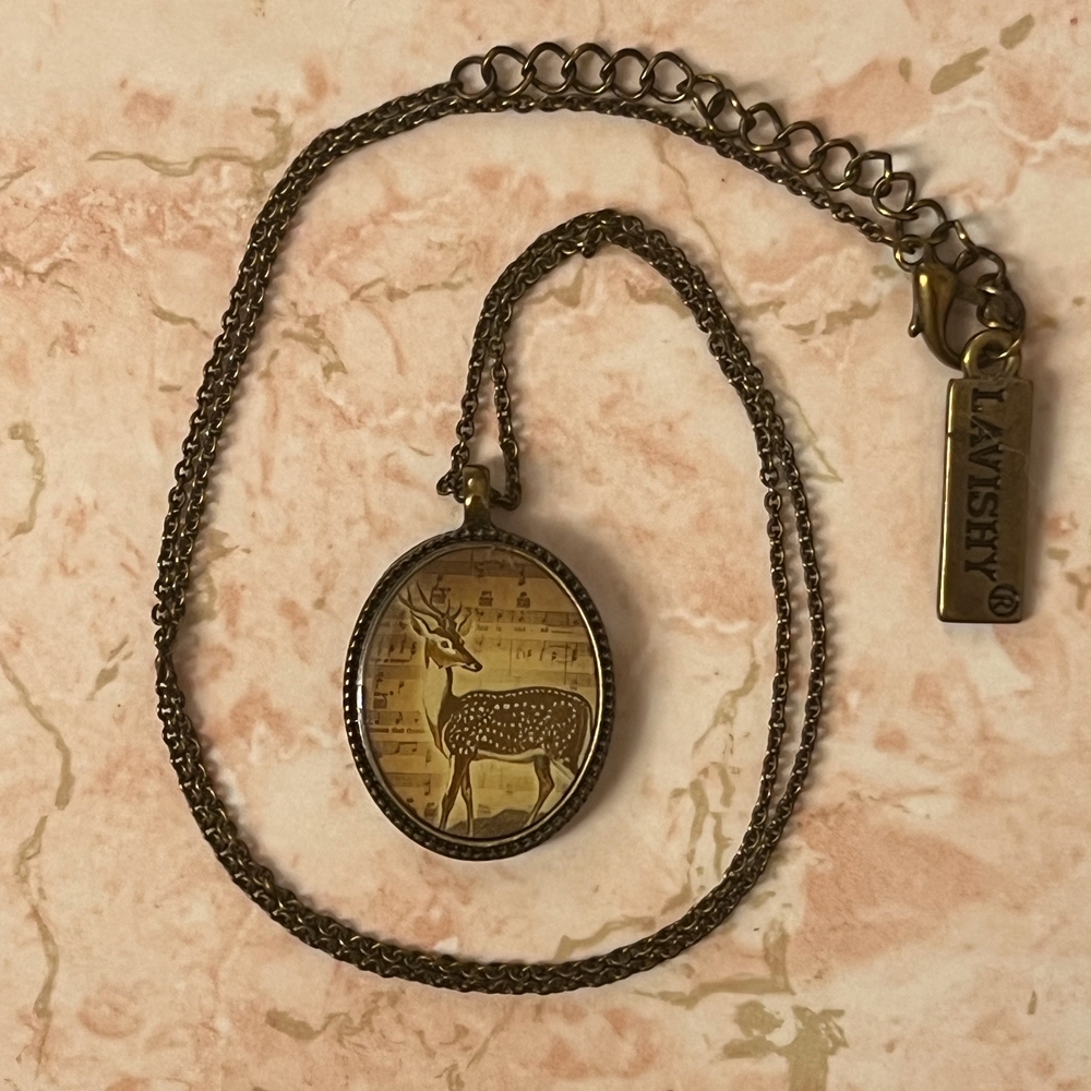 Deer Pendant Necklace